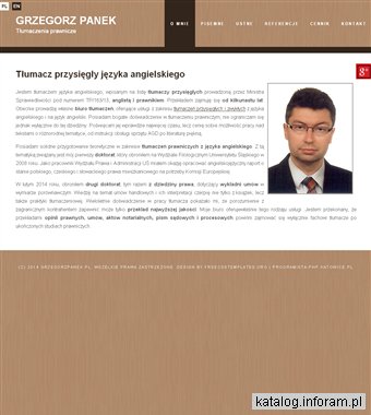 GRZEGORZ PANEK tłumaczenia prawnicze język angielski