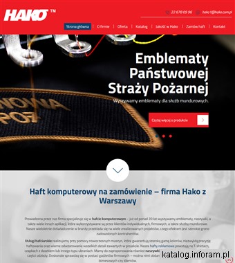 Haftowane logotypy Warszawa hako.com.pl