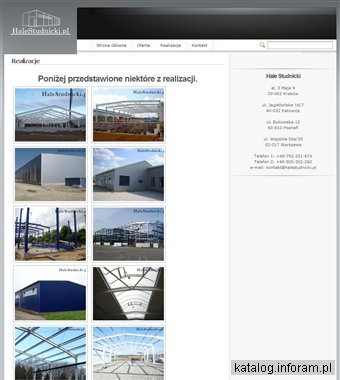 Hale Studnicki - Hale, wiaty, konstrukcje stalowe