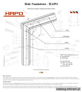 Hapo Hale Namiotowe - produkcja i wynajem hal i namiotów