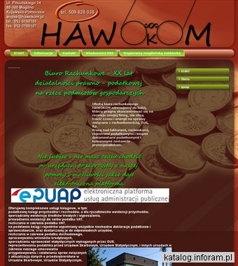 Usługi księgowe, biuro rachunkowe, Mogilno, Strzelno, Janikowo, Hawokom