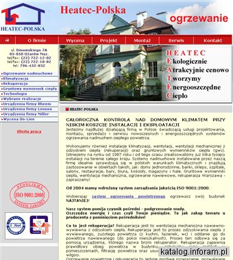 Ogrzewanie powietrzne, wentylacja Warszawa