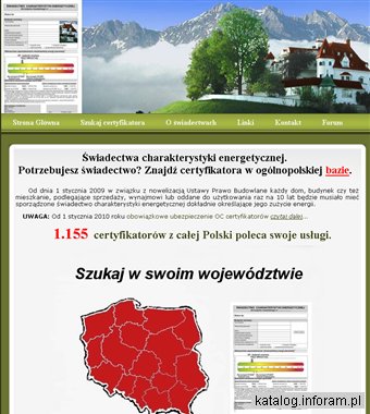 Świadectwa energetyczne - ogólnopolska lista certyfikatorów