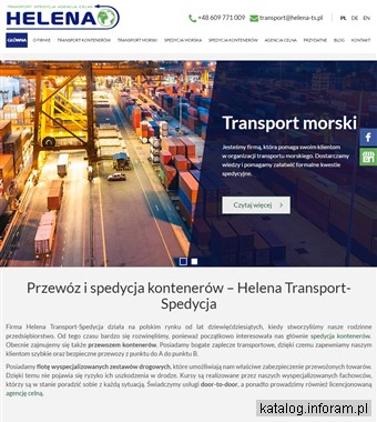 Transport kontenerów morskich - helena-ts.pl