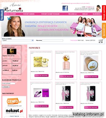Perfumy sklep - perumeria Henri