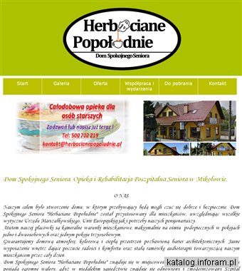 HERBACIANE POPOŁUDNIE dom starości Mikołów