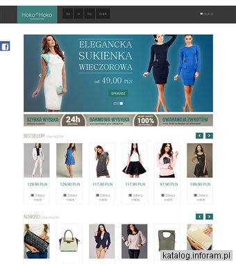 HokoHoko.pl - odzież damska, sukienki, spódnice, spodnie, koszule damskie