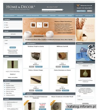 Home and Decor - Wyposażenie Wnętrz