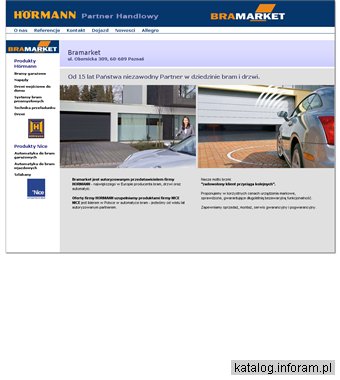 Bramarket Poznań - bramy, drzwi, napędy