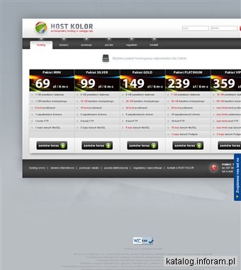 HOST KOLOR - profesjonalny hosting, domeny, strony www