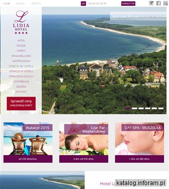 HOTEL LIDIA wczasy nad morzem z dziećmi