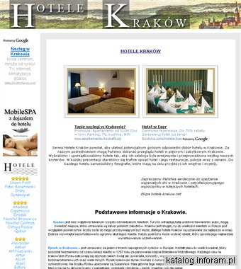 Hotele Kraków