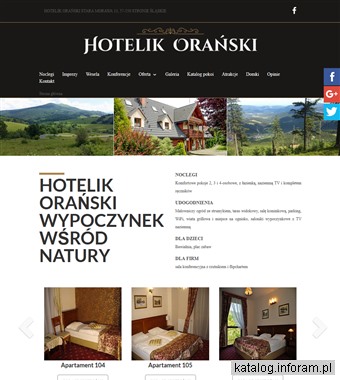 HOTELIK ORAŃSKI stronie śląskie pokoje