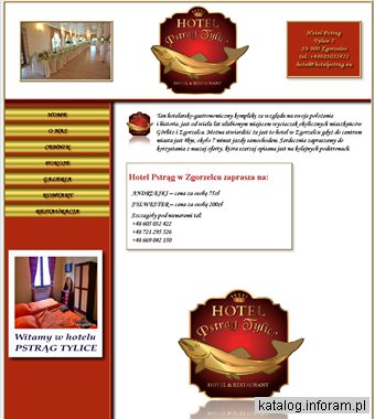 Strona Hotelu Pstrąg