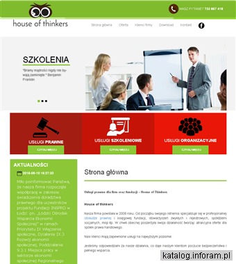 House of thinkers zakładanie stowarzyszeń Warszawa