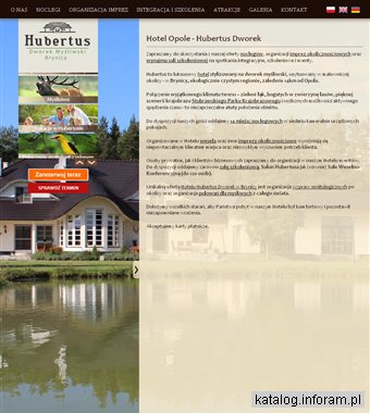 Hotel Opole – Noclegi – Organizacja imprez – Wesela - hubertus-dworek
