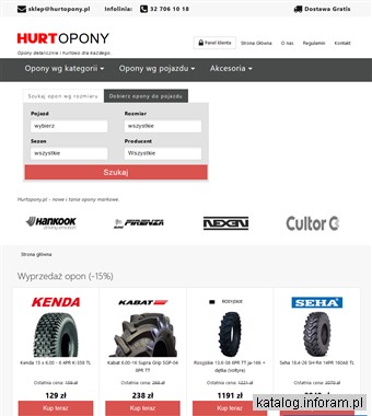 Hurtownia opon HURTOPONY