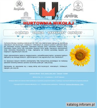 Hurtownia Mikołaj - Hurtownia wody - Hurtownia Piwa