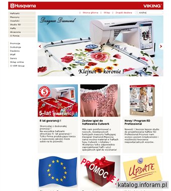 VIKING - hafciarki, maszyny do szycia Husqvarna