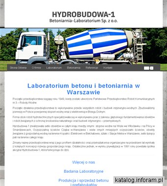 HYDROBUDOWA-1 laboratorium betonu