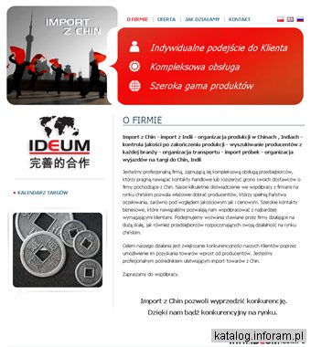 IDEUM - import z Chin - organizacja, doradztwo