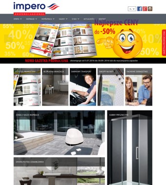 Wyposażenie łazienki z firmą Impero