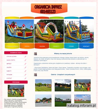 Zamki dmuchane wynajem