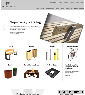 Mała architektura - Meble miejskie