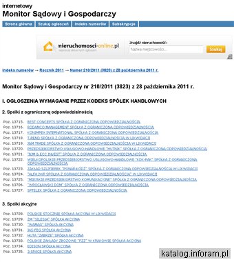 Monitor Sądowy i Gospodarczy