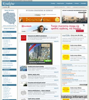 Ogłoszenia Kraków