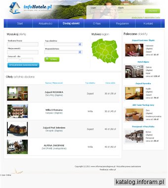 Noclegi w mieście Wisła