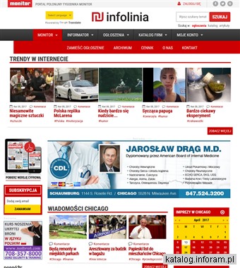 Polonijny Tygodnik Informacyjno - Ogłoszeniowy Monitor Chicago