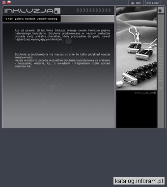 Inkluzja - silver and amber jewellery