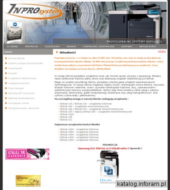 INPROSYSTEM SPÓŁKA Z O.O. bizhub c224