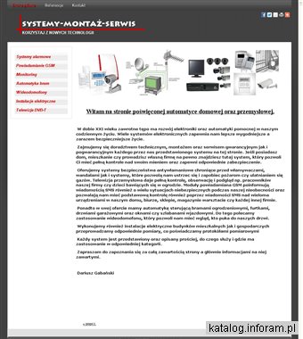 Systemy - montaż, serwis