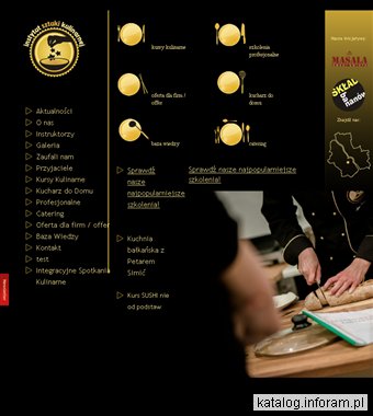Instytut Sztuki Kulinarnej - kursy gotowania, warsztaty kulinarne, lekcje gotowania, kursy sushi