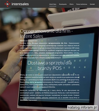 intentsales.pl oprogramowanie dla gastronomii