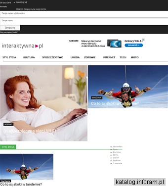 Portal internetowy Interaktywna.pl