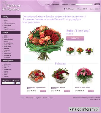 Kwiaciarnia internetowa - Galeria kwiatów