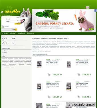 Intervet24- karmy i diety dla zwierząt