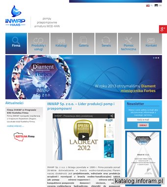 INWAP przepompownia producent