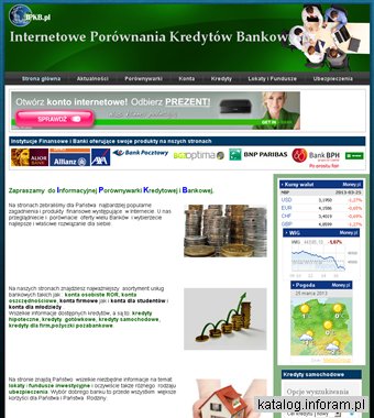 Internetowe porównania kredytów bankowych