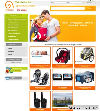 Wypożyczalnia Itinere - Sprzęt turystyczny dla dzieci