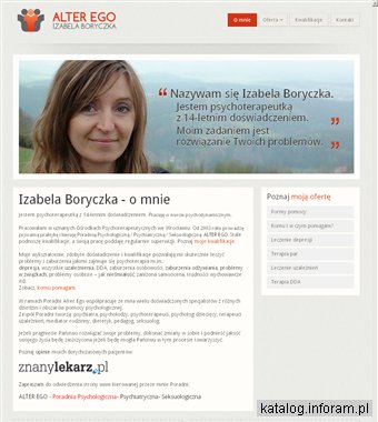 IzabelaBoryczka.pl - Psychiatra z Wrocławia