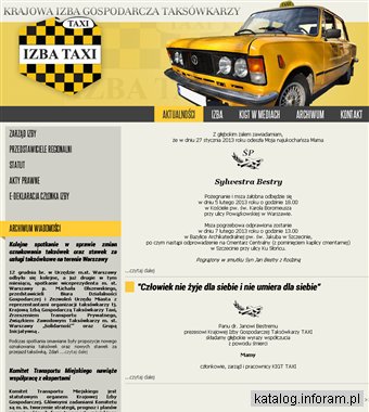 Krajowa Izba Gospodarcza Taskówkarzy TAXI