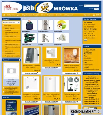 Zakład Budownictwa Ogólnego IZOL-BUD Market Mrówka