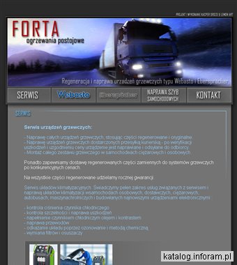 Serwis ogrzewań postojowych Webasto, Eberspacher