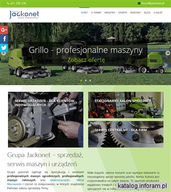 www.jackonet.pl Profesjonalne maszyny