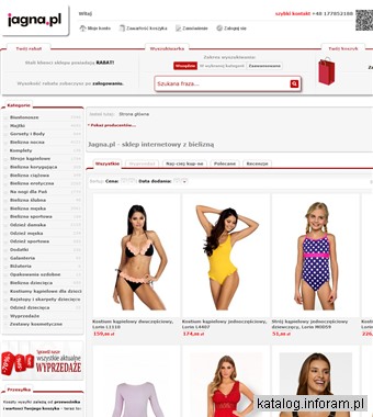 Bielizna damska - jagna.pl