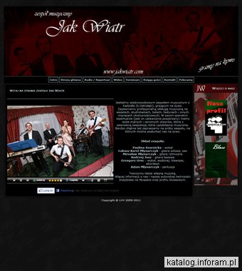 Oficjalna strona zespołu Jak Wiatr